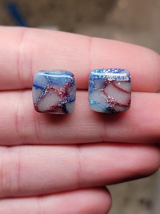 Red, White, & Blue Studs