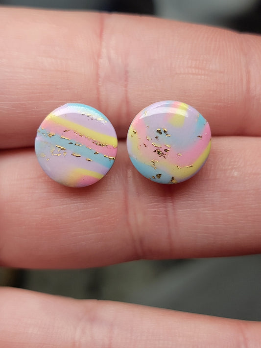 Pastel Rainbow Studs