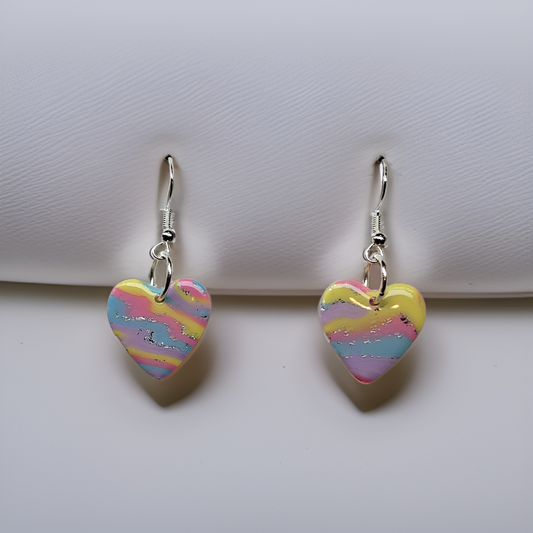 Pastel Heart w/ Silver