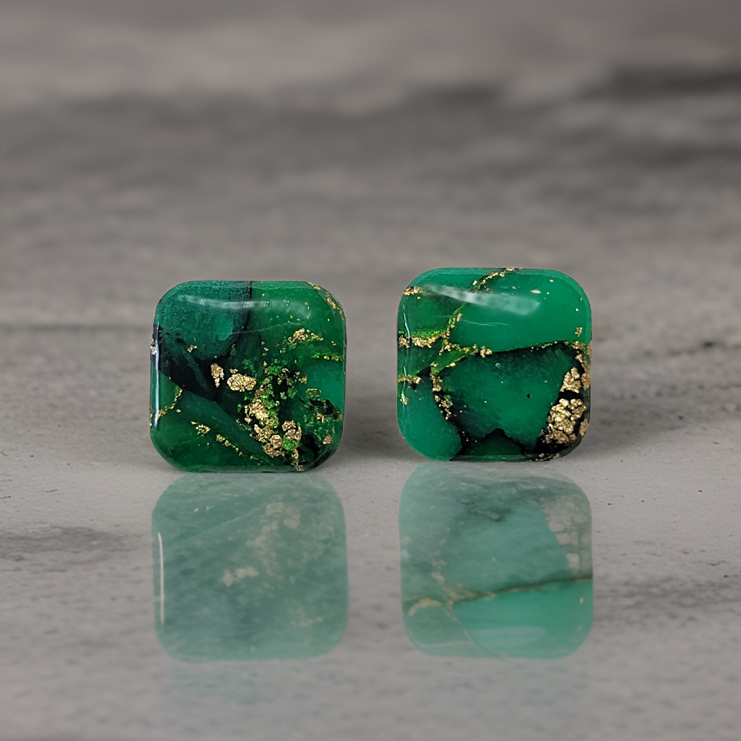 Emerald Studs