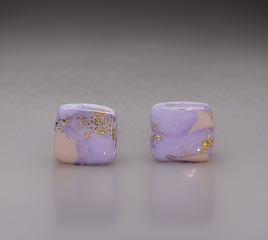 Pastel Purple & Pink Studs