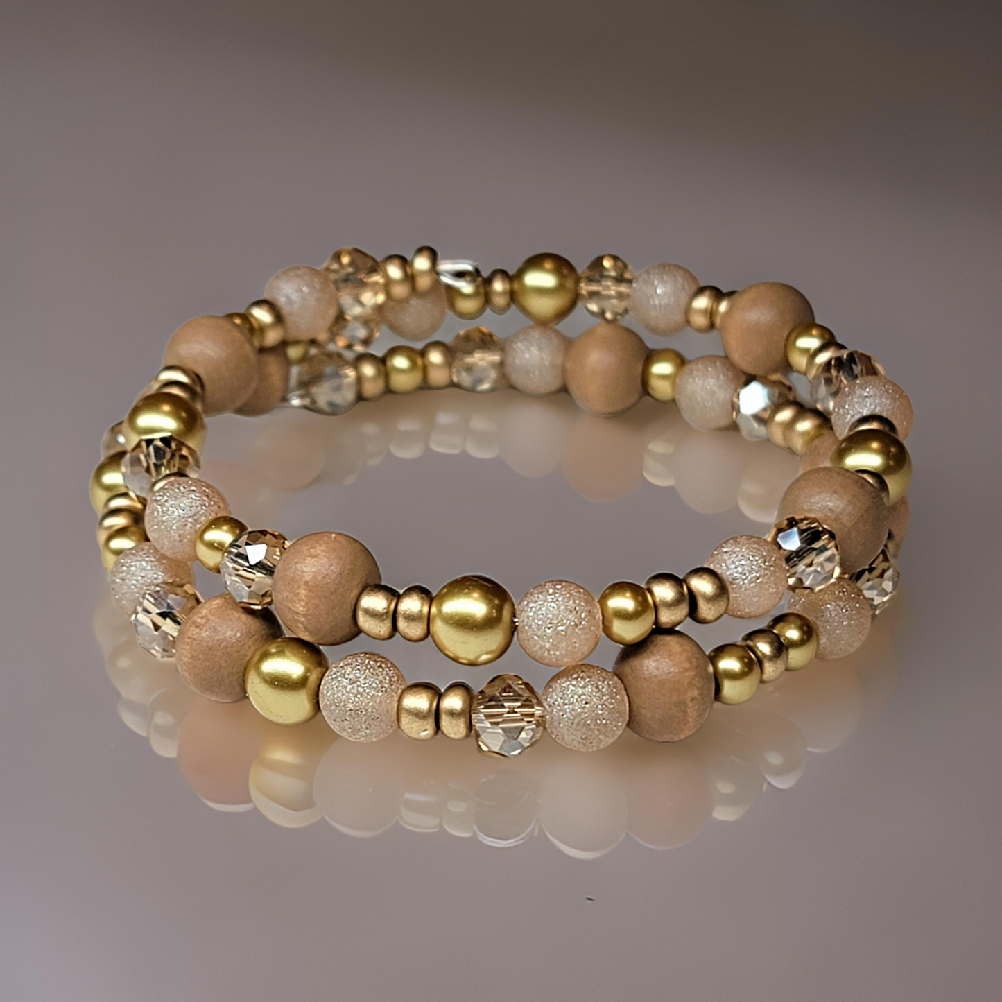 Neutral Beaded Bracelet